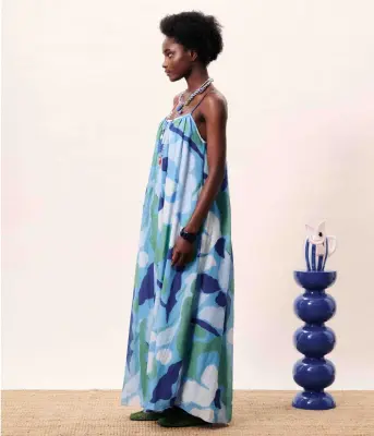 FrNch – Robe Nenufar Bleu — photo 2