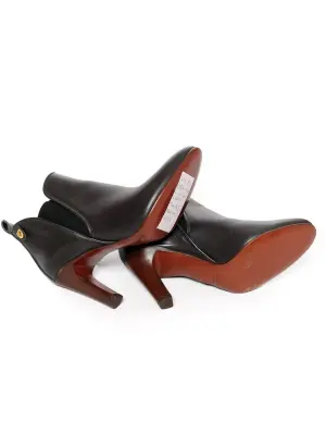 Bottines à talon PIPER low boots en cuir noir Px boutique 640€ Taille 36,5 — photo 5
