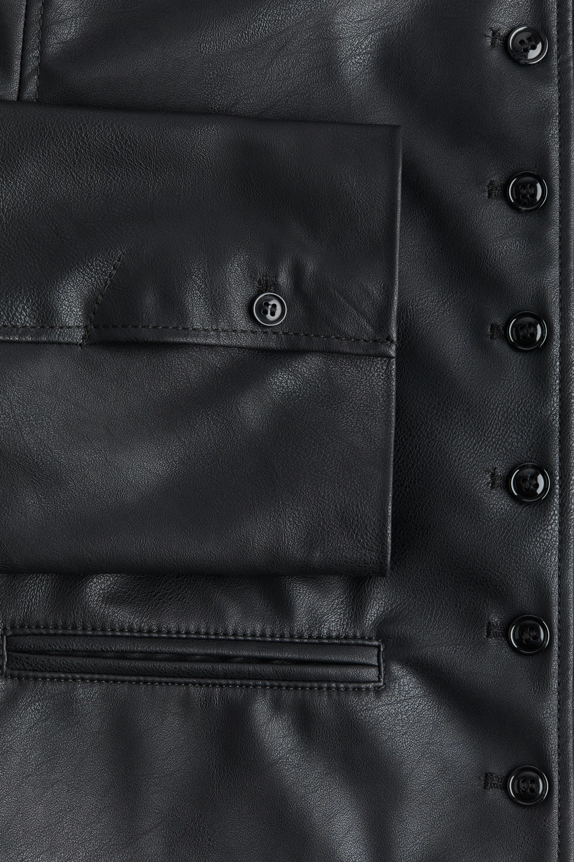 Veste en tissu enduit - Noir