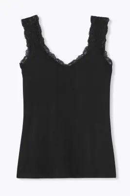 Top à bretelles dentelle Femme — photo 1