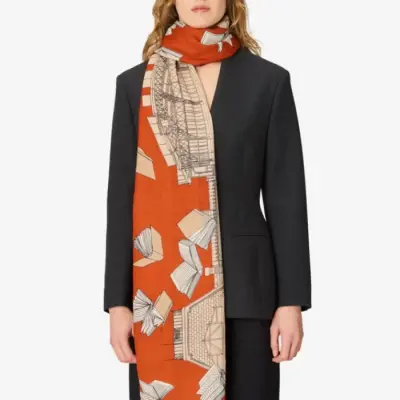 Écharpe Vivienne Orange — photo 2