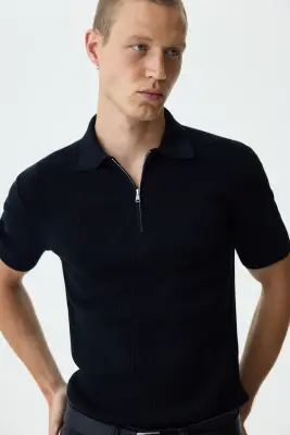 Polo Slim Fit - Noir — photo 2