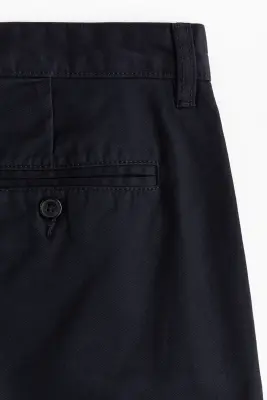 Chino Relaxed Fit en twill de coton - Bleu marine — photo 4