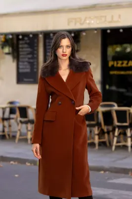 Marcelle Coat - Rust — photo 3