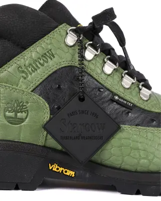 x Starcow Field Boots Mid Lace GTX Medium Green Full Grain — photo 3