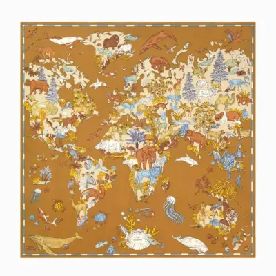Carré Atlas Beige — photo 1