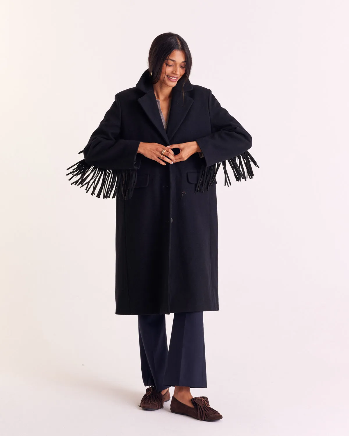 Manteau Marcella bleu marine
