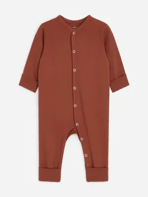 Pyjamas tout-en-un, lot de 2 - Lilas/Rouille — photo 2