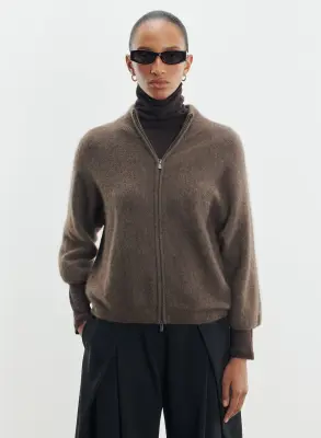Gilet en raccoon et polyamide