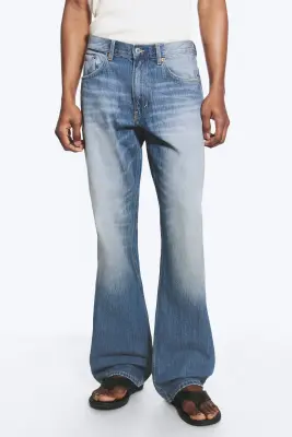 Jean bootcut décontracté taille mi-haute Mercury - Stallion Blue - Bleu moyen — photo 3