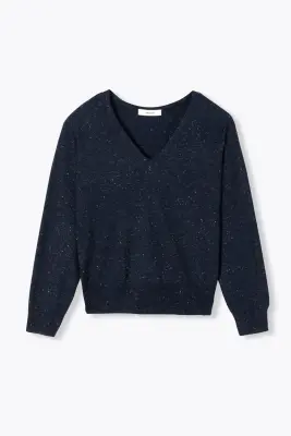 Pull fin et pailleté Femme