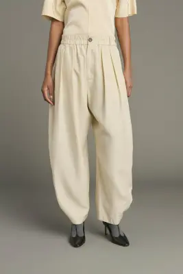 PANTALON VERNON ÉCRU — photo 3