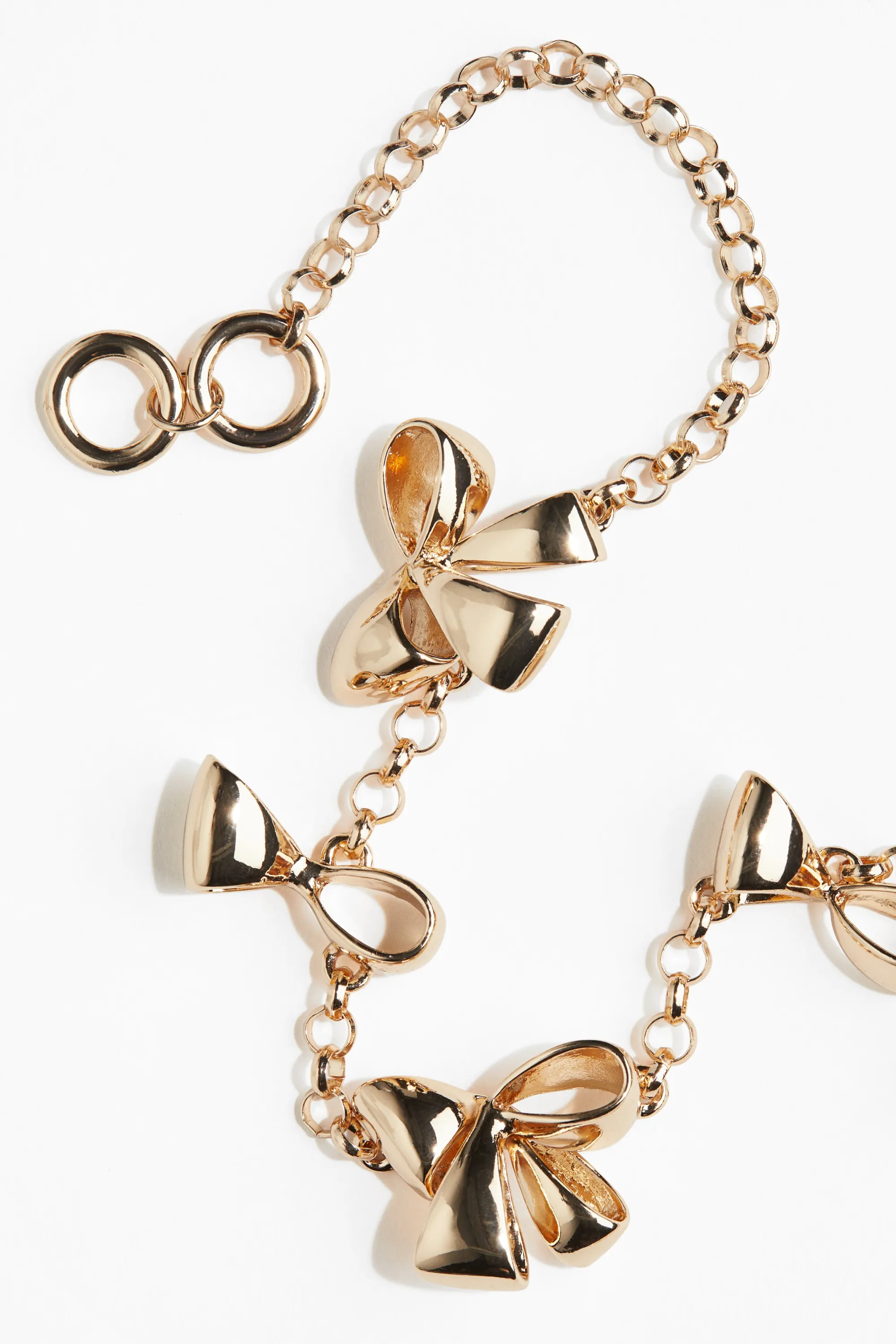 Collier avec nœuds - Doré