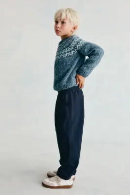 Chino en twill de coton - Bleu marine — photo 2