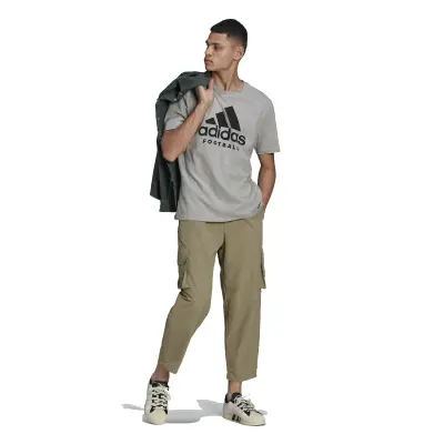 ADIDAS TEE SHIRT Gris — photo 4