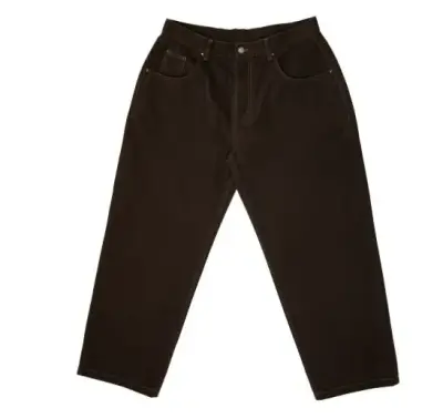 pantalon baglady denim – brown — photo 1