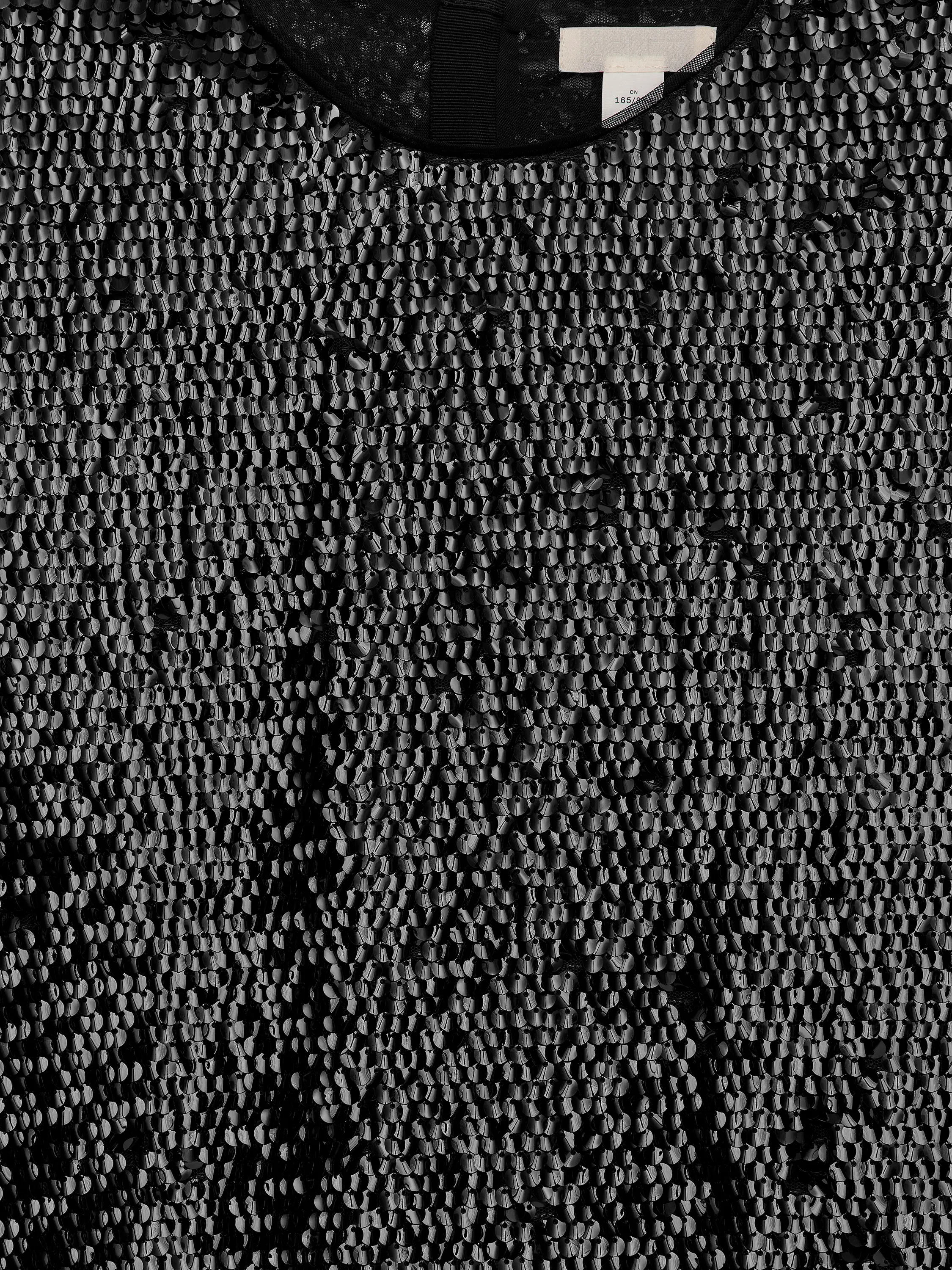 Robe à sequins - Noir