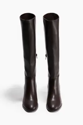 Bottes de hauteur genou - Marron foncé — photo 3