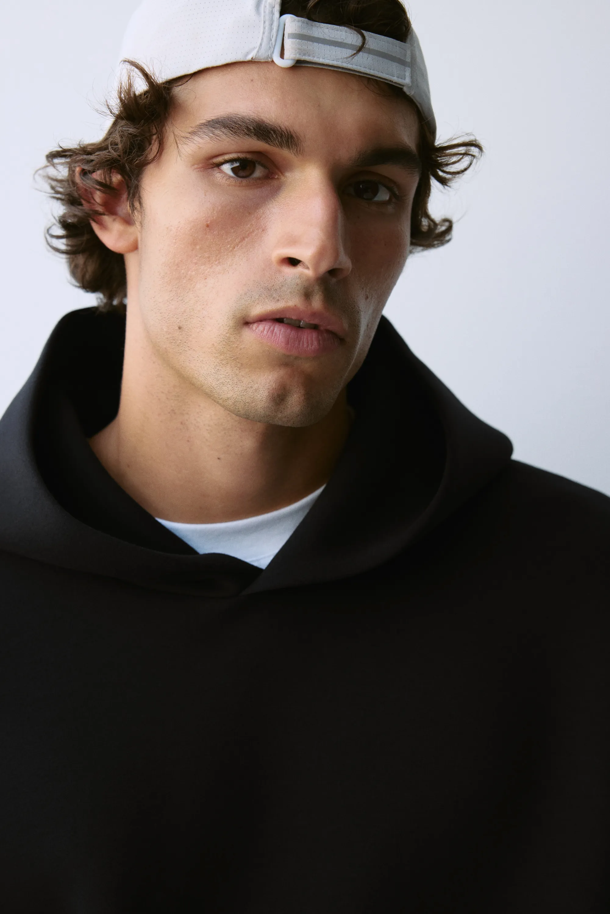 Hoodie de sport Oversized Fit DryMove™ - Noir