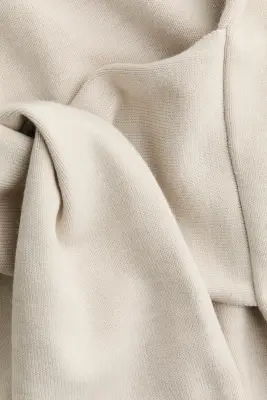 Pull avec détail à nouer - Beige clair — photo 4