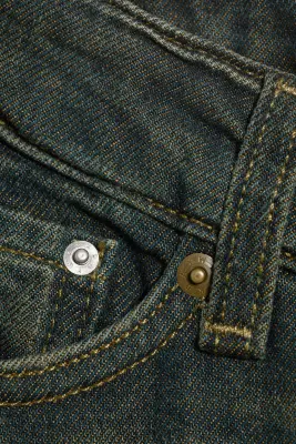 Jean bootcut ajusté taille basse Nova - Lobster Blue - Bleu foncé — photo 5