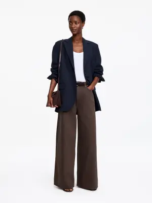 Jean large oversize CEDAR - Marron — photo 1