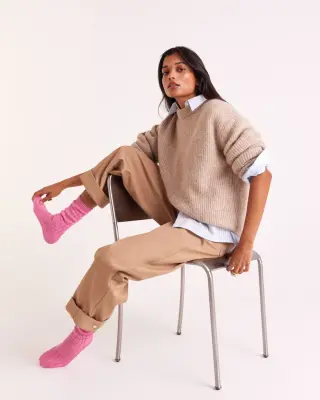 Chaussettes Felice rose — photo 5