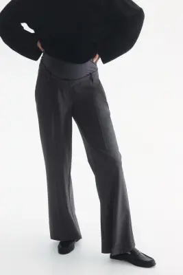 MAMA Pantalon chic à jambes larges - Gris — photo 2