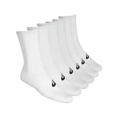 ASICS PACK X6 CHAUSSETTES Blanc — photo 1
