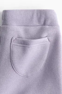 Pantalon jogger de sport Loose Fit à jambes larges - Lilas ancien — photo 3