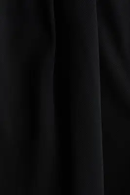 Pantalon large avec ceinture - Noir — photo 4