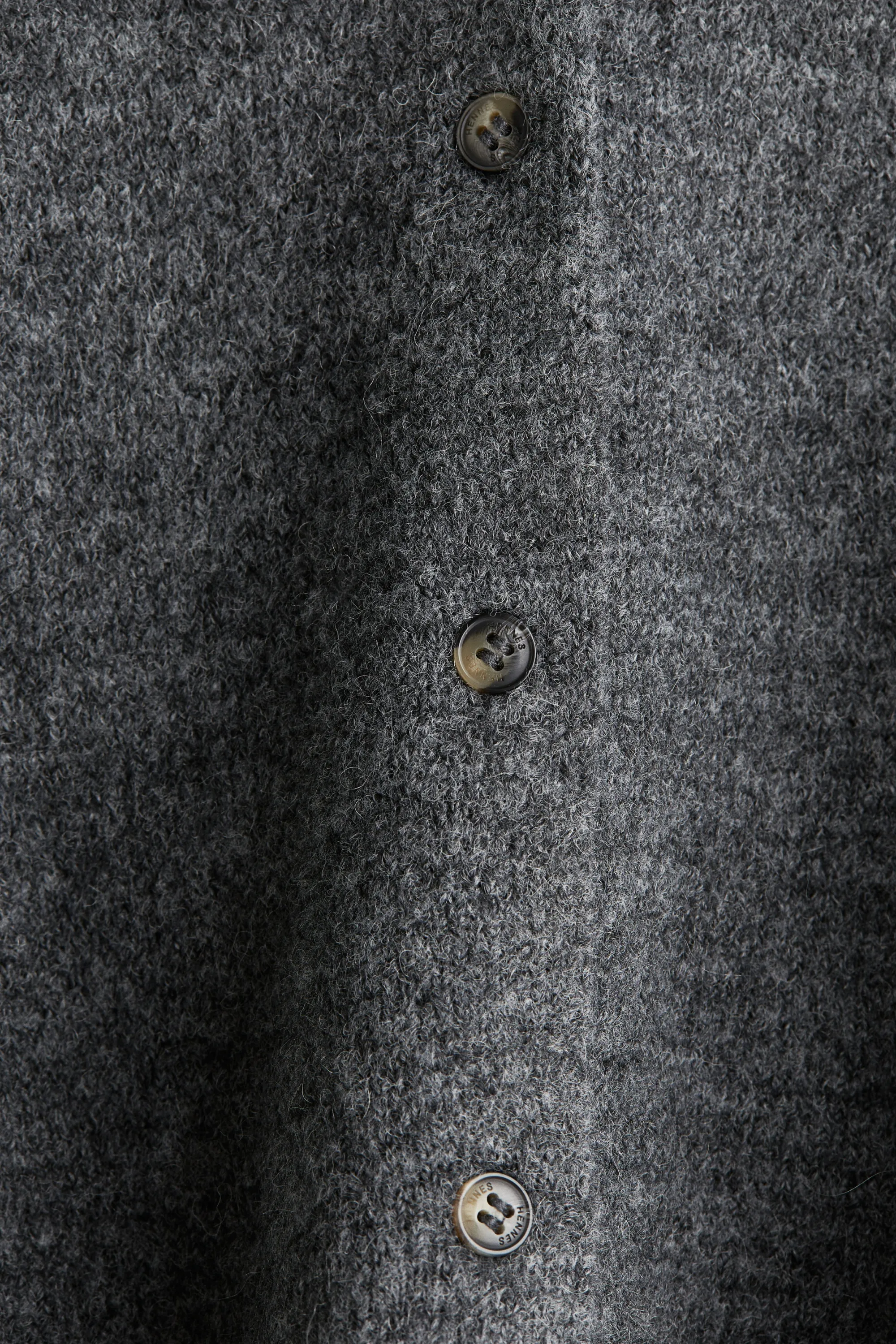 Gilet en maille - Gris foncé chiné