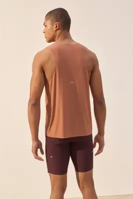 Débardeur de running Regular Fit CoolMove™ - Rouge rouille/soleil — photo 2