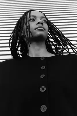 Gilet en viscose mélangée - Noir — photo 1
