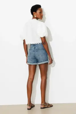Short en toile Femme — photo 4