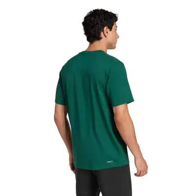 ADIDAS TEE SHIRT Vert — photo 3
