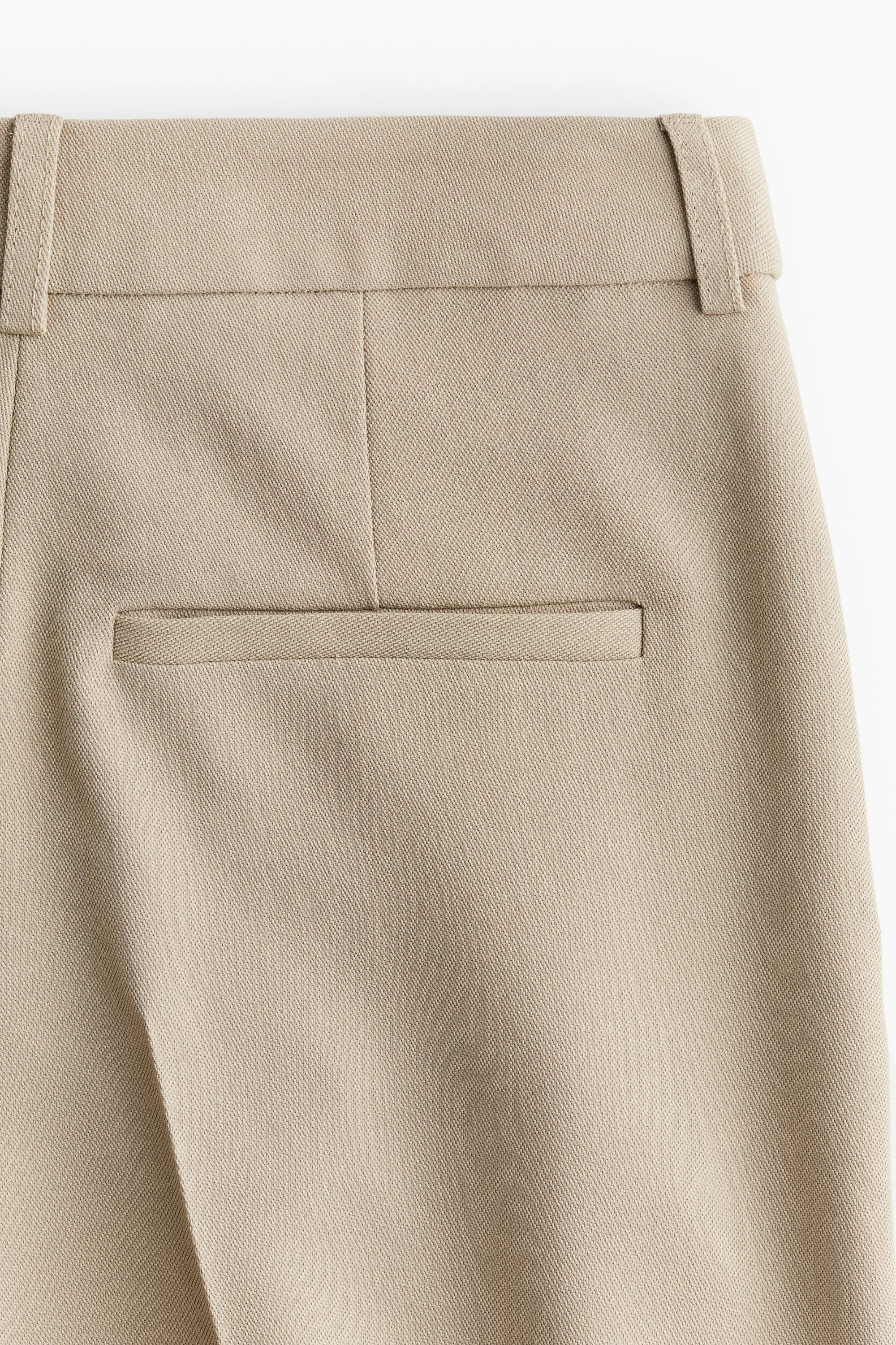 Pantalon chic à jambes larges - Beige clair