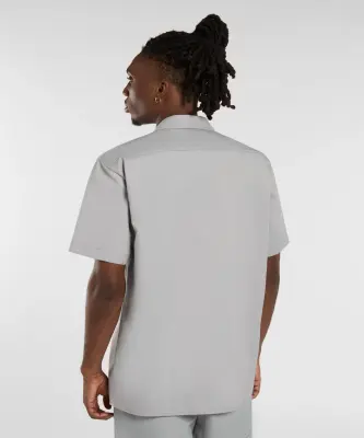 DICKIES CHEMISE MANCHES COURTES Gris clair — photo 4