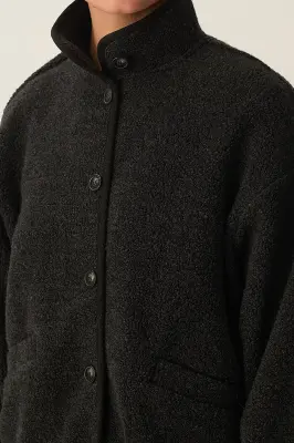 Veste maille Zlavina Anthracite — photo 4