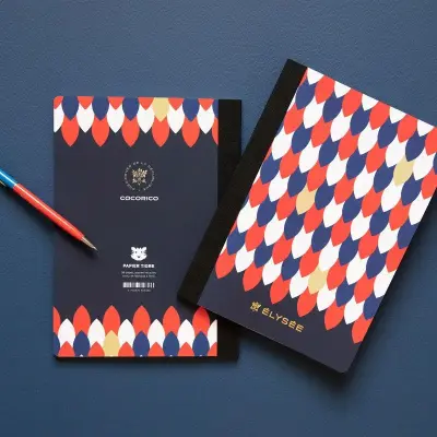 Carnet Élysée Cocorico A5 – Papier Tigre — photo 2
