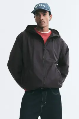 Veste coupe-vent en nylon - Bleu marine — photo 1