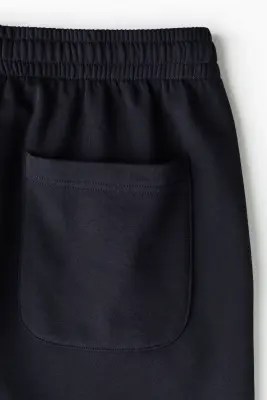 Short Regular Fit en molleton - Bleu marine — photo 4