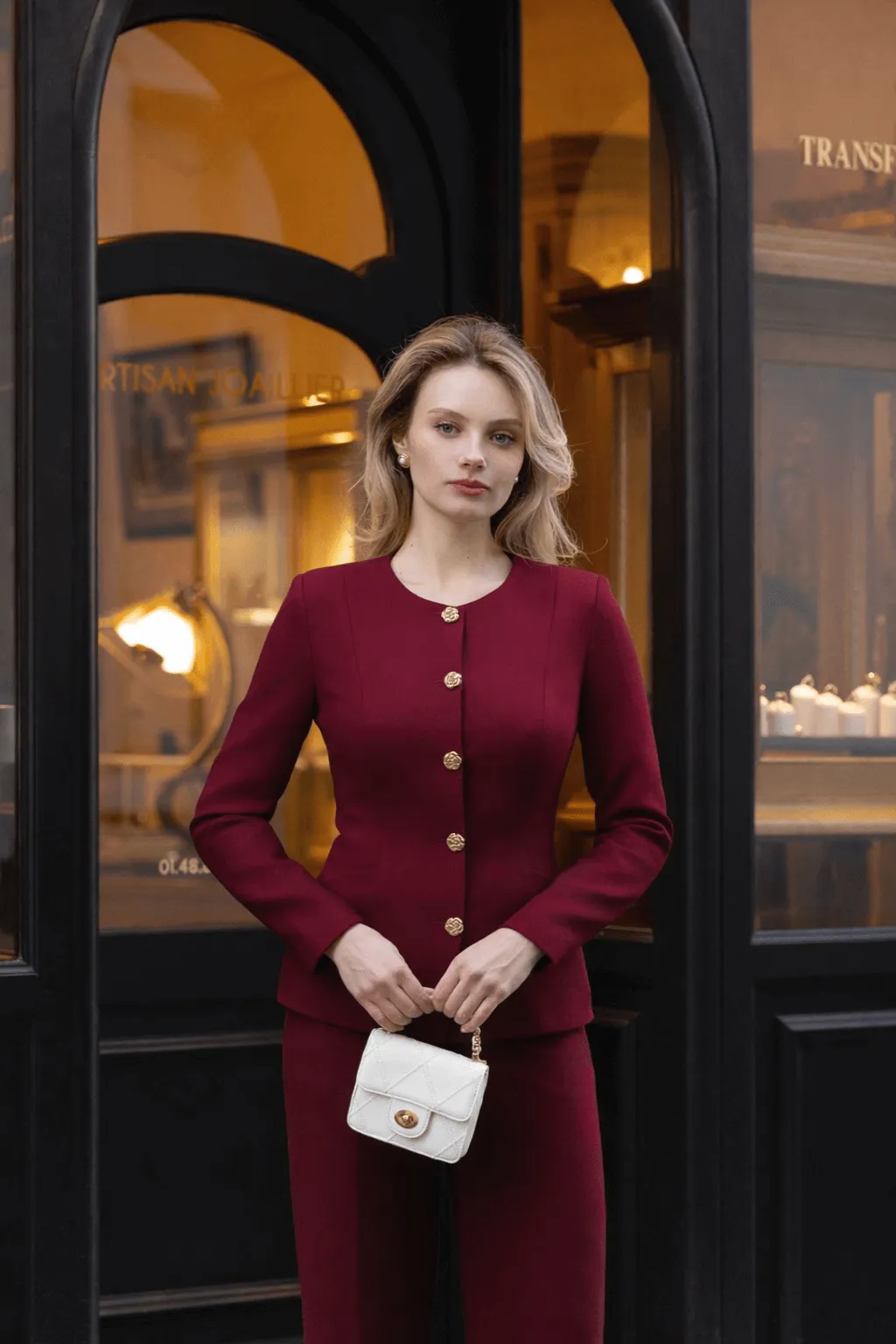 Jacqueline Jacket - Bordeaux