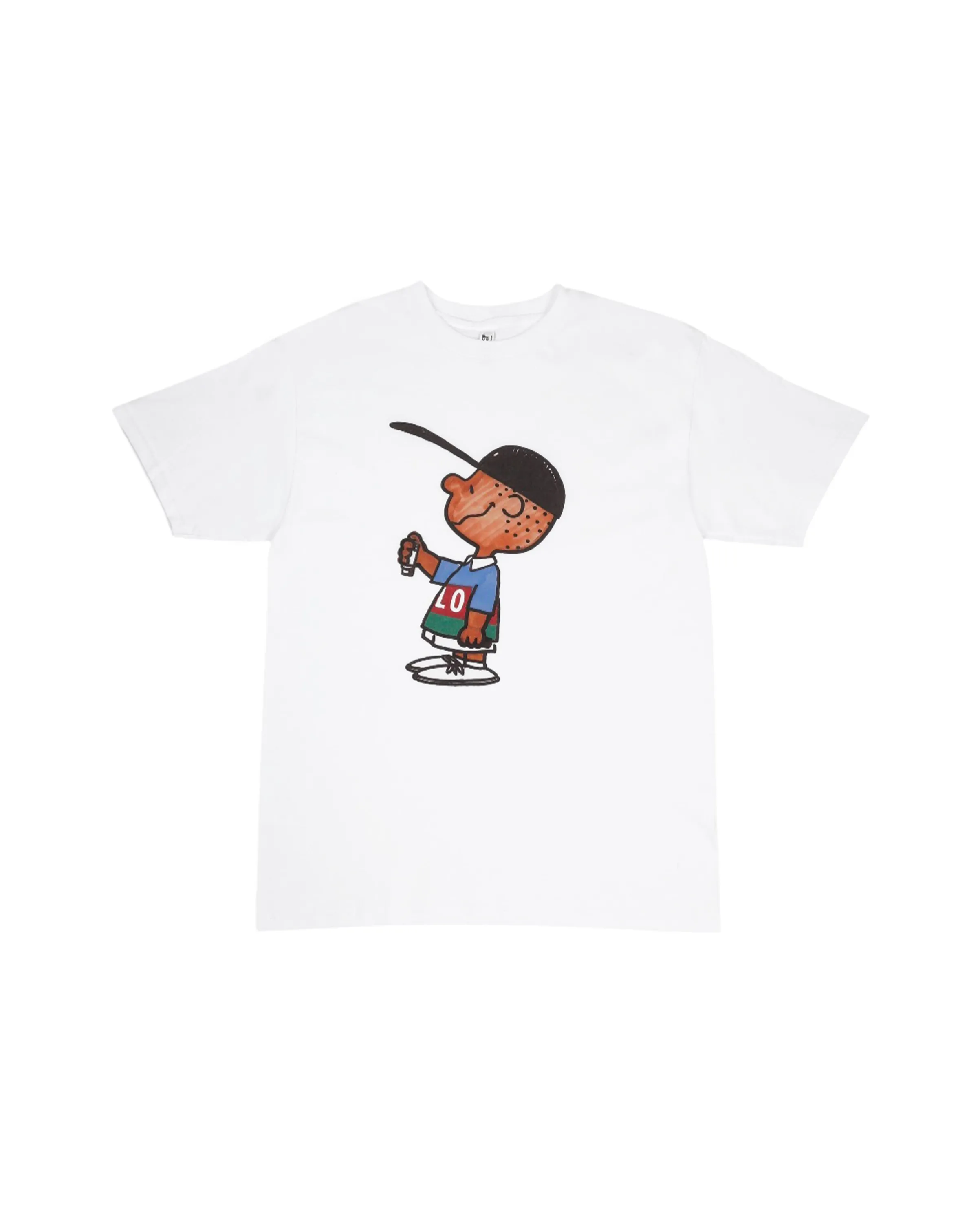 LoLife White Tee Blue Charlie 