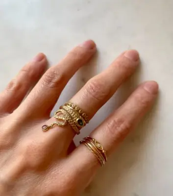 Nouveau ! ROOM SERVICE JEWELRY Bague Angitia Tourmaline — photo 2