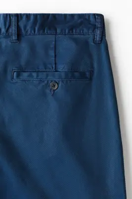 Chino Relaxed Fit en coton - Bleu foncé — photo 5