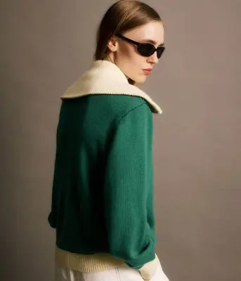 Jiji Studio – Cardigan Renée Vert — photo 3