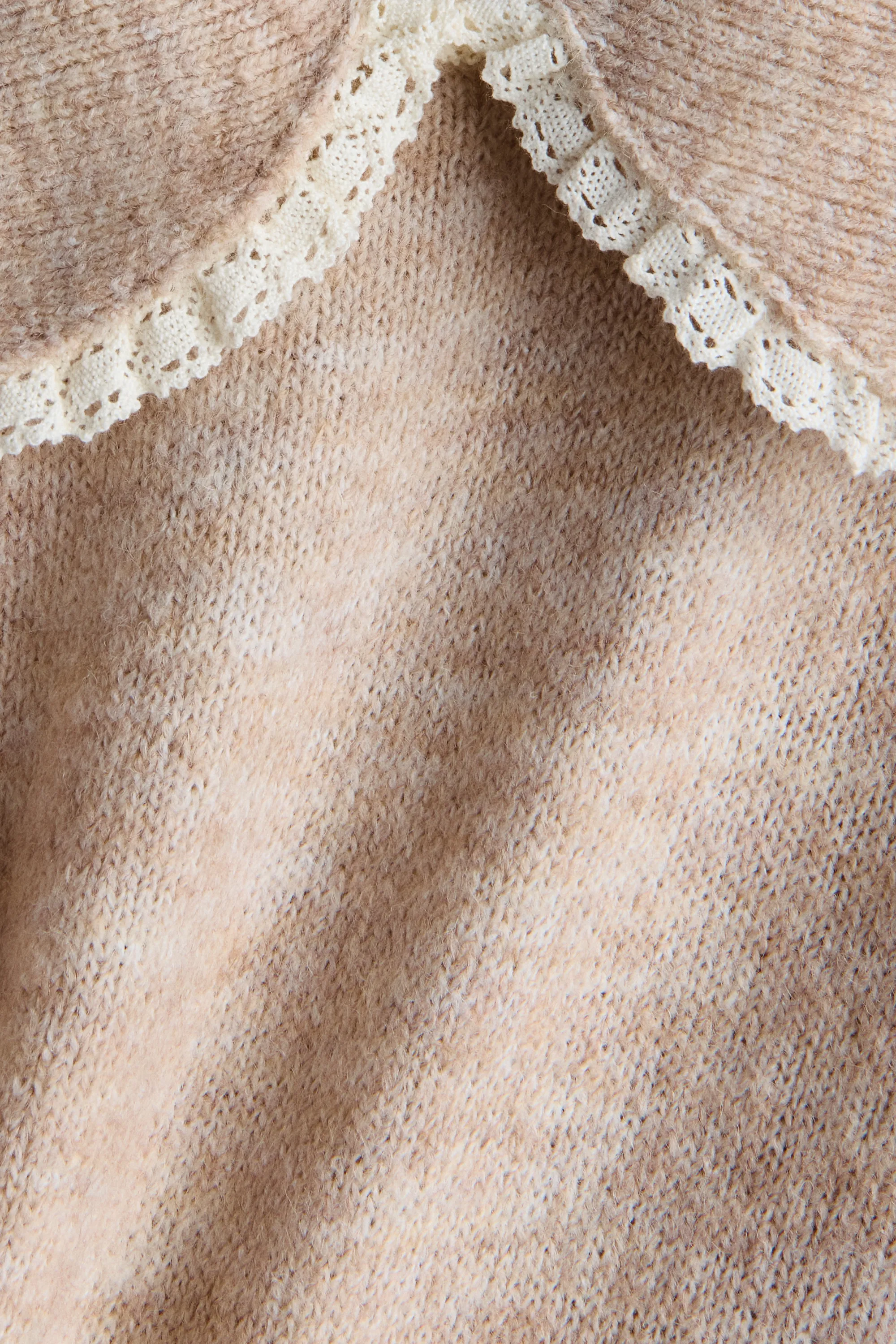 Pull avec col - Beige clair