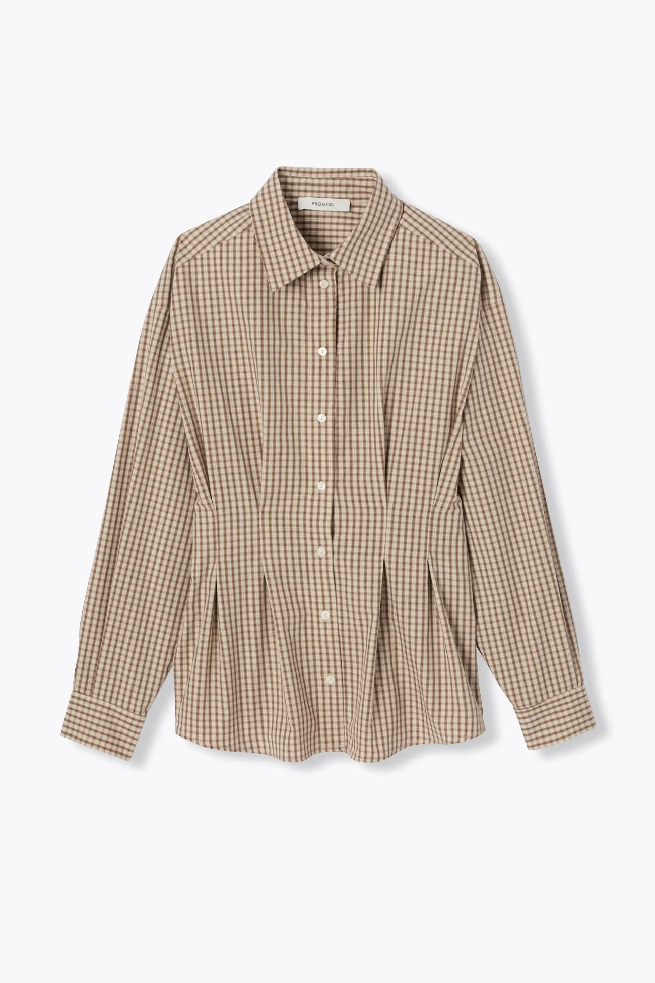 Chemise cintrée à carreaux