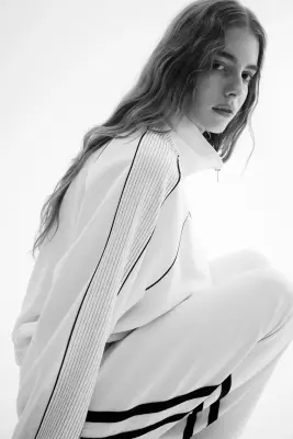 Veste de survêtement - Crème — photo 3